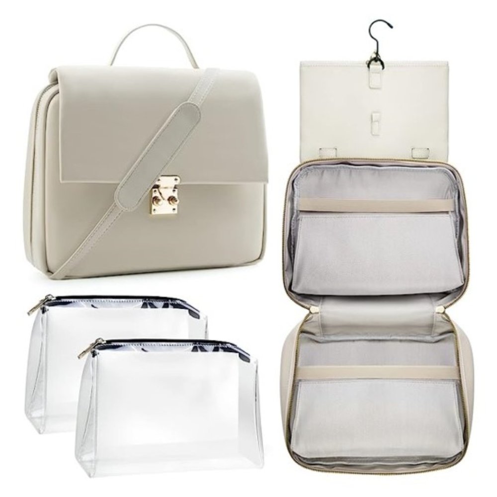 WOMEN'S HANGING TOILETRY BAG